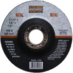 K-T Industries Metal Grinding Wheel - 4-1/2" x 1/8"