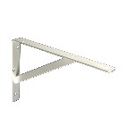 Ultimate L-Bracket Shelf Support, White - 16"