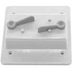 Switch Cover - Double Toggle 