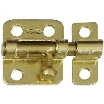 Barrel Bolt, Solid Brass ~ 2 inches