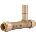 Service Slip Tee Adapter - 1/2"