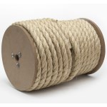 Twisted Sisal Rope, Natural - 1" x 65 Ft