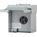 Unmetered Temporary 50 Amp Power Outlet Panel ~ 125/250 Volt