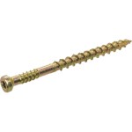 Prime Source #8 x 1-5/8" Trim Head Gold Construction Screw (1 lb)