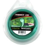 MaxPower Round Trimmer Line, Green - .080" x 50 Ft