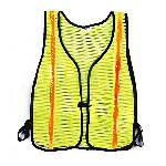 Safety Vest, Fluorescent Lime Green