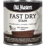 Fast Dry Stain, Rich Mahogany ~ 1/2 pint
