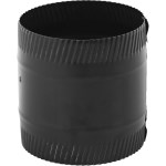 Gray Metal Black Stovepipe Connector Union   8"