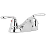 Homewerks Simply Clean Bathroom Faucet, Chrome - 4" Centerset