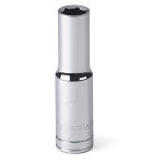 GearWrench 1/4" Drive Deep Socket, 6 Point - 7/32"
