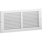 Hart & Cooley 14" x 6" Return Air Grille - White
