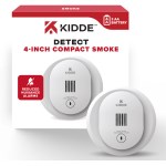 Kidde DETECT Compact Smoke Alarm      AA Battery Powered