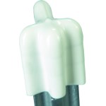 Vinyl T-Post Safety Cap   White   25 Pack