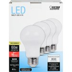 Daylight LED Bulbs - 800 Lumens, A19