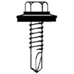 Steelbinder Self-Drilling Screw, HWH - #14 x 1", 250pk