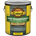 Water Based Stain, Semi-Trans Neutral/Gallon