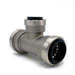 Push-Fit Reducing Tee - 3/4" x 3/4" x 1/2"