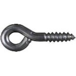 Zinc Screw Eye - 1-3/8", 6-Pack