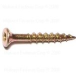 Midwest Fastener Star Drive Wood Screw, Gold - #8 x 1-1/4", 1 lb