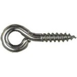 Zinc Screw Eye ~ 1 3/16 inches