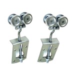 Barn Door Square Box Rail Hanger ~ 225 lb Capacity Each