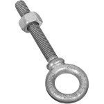 Forged Eye Bolt with Shoulder, Galvanized - 1/2" x 3-1/4"