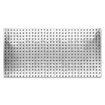 Diamond Plate Steel Pegboard, Heavyweight - 16" x 32"