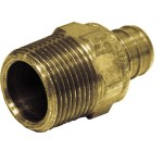 PEX x Male Threaded Adapter, Brass - 1" PEX x 1" MIP