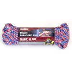 Nylon Paracord 550, USA Patriot - 5/32" x 50 Ft