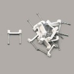 Plastic Insulated Staple, 3/4 Inch