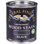 General Finishes Water-Based Wood Stain, Black - Pint