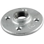 Malleable Galvanized Floor Flange ~ 1 1/2"