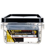 Midwest Fastener Star Drive Wood Screw, Gold - #8 x 1-3/4", 1 lb