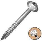 Milescraft Pocket Hole Screws, Coarse - 1-1/2" (1000pk)