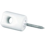 Zareba Small Ceramic Lag Screw Insulator