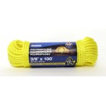 Mibro Twisted Poly Rope, Yellow - 3/8" x 100 Ft