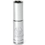GearWrench 1/4" Drive Deep Socket, 6 Point - 9/32"