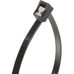Self-Cutting Cable Tie, UV Black - 11", 20pk