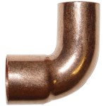 Copper 90 Degree Street Elbow 1"