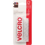 Velcro Hook & Loop Strips, White - 3-1/2" x 3/4", 4pk