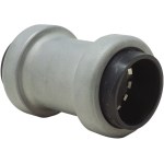 SIMPush EMT Push-Fit Coupling - 1/2", 5pk