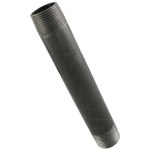 Pipe Nipple, Black Steel - 4" x 4-1/2"