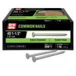 Prime Source Galvanized Common Nail - 4d (1-1/2"), 1 Lb