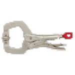Torque Lock Locking C-Clamp, Swivel Jaws - 6"
