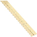 Brass Finish Continuous Hinge ~ 1.5" x 30"
