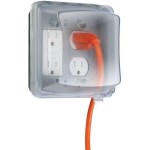 Clear Plastic 2 gang Box Cover