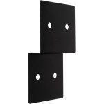 Decorative Joist Tie, Black - 5" x 9-3/4"