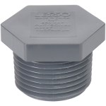 Schedule 80 MPT Plug ~ 1/2" 