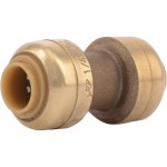 SharkBite Push-Fit Straight Coupling  Lead Free   1/4"
