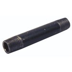 Pipe Nipple, Black Steel - 1/2" x 1-1/8"